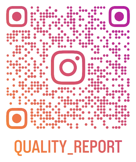 Código QR para abrir el Instagram de Quality Report